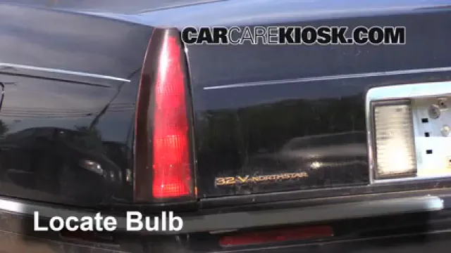 2000 Cadillac Eldorado ESC 4.6L V8 Luces Luz trasera (reemplazar foco)